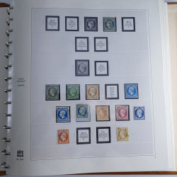 Collection timbres de France 1850-1947 oblitérés en album Safe.