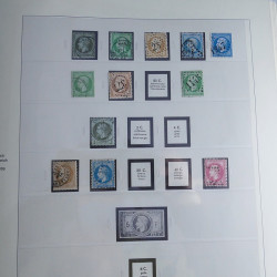 Collection timbres de France 1850-1947 oblitérés en album Safe.