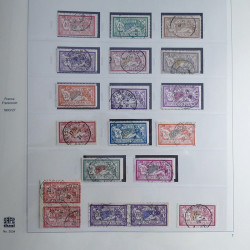 Collection timbres de France 1850-1947 oblitérés en album Safe.
