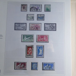 Collection timbres de France 1850-1947 oblitérés en album Safe.