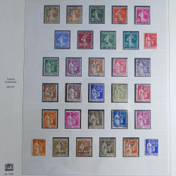 Collection timbres de France 1850-1947 oblitérés en album Safe.