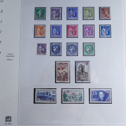Collection timbres de France 1850-1947 oblitérés en album Safe.
