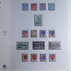 Collection timbres de France 1850-1947 oblitérés en album Safe.