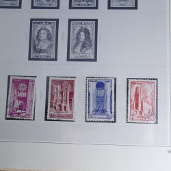 Collection timbres de France 1850-1947 oblitérés en album Safe.