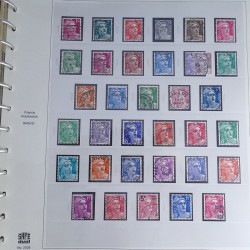 Collection timbres de France 1850-1947 oblitérés en album Safe.