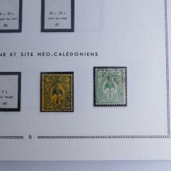 Collection timbres de Nouvelle Calédonie 1892-1948 oblitérés en album Moc.