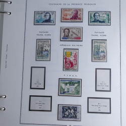 Collection timbres de Nouvelle Calédonie 1892-1948 oblitérés en album Moc.