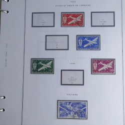 Collection timbres de Nouvelle Calédonie 1892-1948 oblitérés en album Moc.