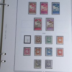 Collection timbres de Nouvelle Calédonie 1892-1948 oblitérés en album Moc.