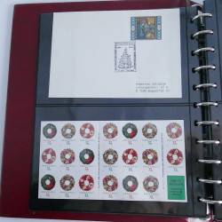 Collection commémoratifs thématique Noel en un album.