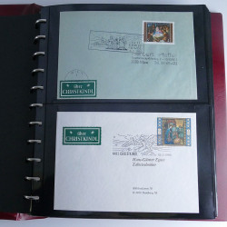 Collection commémoratifs thématique Noel en un album.