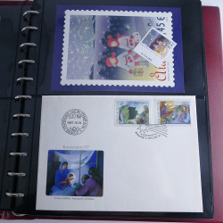 Collection commémoratifs thématique Noel en un album.