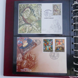 Collection commémoratifs thématique Noel en un album.