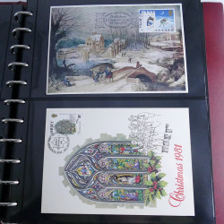Collection commémoratifs thématique Noel en un album.