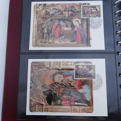 Collection commémoratifs thématique Noel en un album.