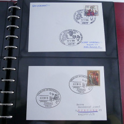 Collection commémoratifs thématique Noel en un album.