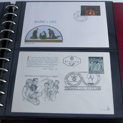 Collection commémoratifs thématique Noel en un album.