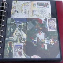 Collection commémoratifs thématique Noel en un album.