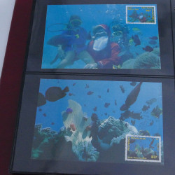 Collection commémoratifs thématique Noel en un album.