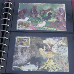 Collection commémoratifs thématique Noel en un album.