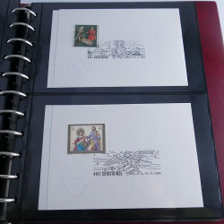 Collection commémoratifs thématique Noel en un album.