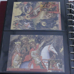 Collection commémoratifs thématique Noel en un album.