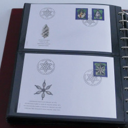 Collection commémoratifs thématique Noel en un album.