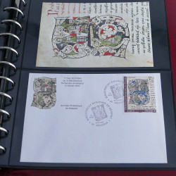 Collection commémoratifs thématique Noel en un album.