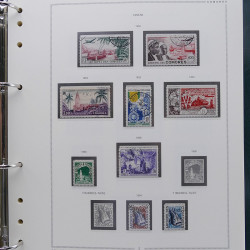 Collection timbres de Comores - Cote des Somalis oblitérés en album Moc.