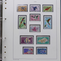 Collection timbres de Comores - Cote des Somalis oblitérés en album Moc.