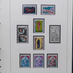 Collection timbres de Comores - Cote des Somalis oblitérés en album Moc.