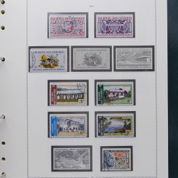 Collection timbres de Comores - Cote des Somalis oblitérés en album Moc.