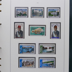 Collection timbres de Comores - Cote des Somalis oblitérés en album Moc.