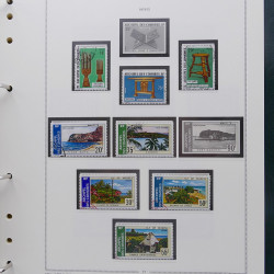 Collection timbres de Comores - Cote des Somalis oblitérés en album Moc.