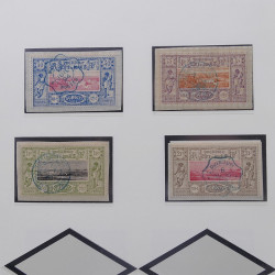 Collection timbres de Comores - Cote des Somalis oblitérés en album Moc.