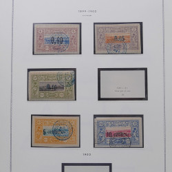 Collection timbres de Comores - Cote des Somalis oblitérés en album Moc.