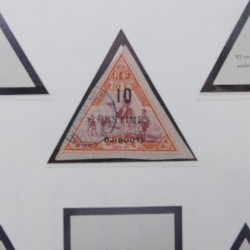 Collection timbres de Comores - Cote des Somalis oblitérés en album Moc.