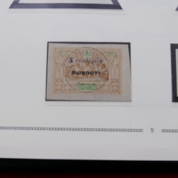 Collection timbres de Comores - Cote des Somalis oblitérés en album Moc.