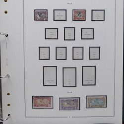 Collection timbres de Comores - Cote des Somalis oblitérés en album Moc.