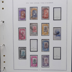 Collection timbres de Comores - Cote des Somalis oblitérés en album Moc.