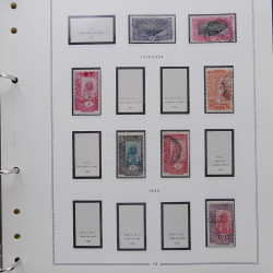 Collection timbres de Comores - Cote des Somalis oblitérés en album Moc.