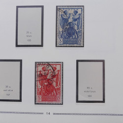 Collection timbres de Comores - Cote des Somalis oblitérés en album Moc.
