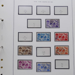 Collection timbres de Comores - Cote des Somalis oblitérés en album Moc.