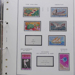 Collection timbres de Comores - Cote des Somalis oblitérés en album Moc.