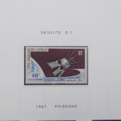 Collection timbres de Comores - Cote des Somalis oblitérés en album Moc.