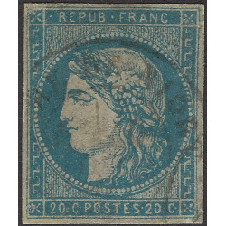 Bordeaux timbre de France N°44B oblitéré.