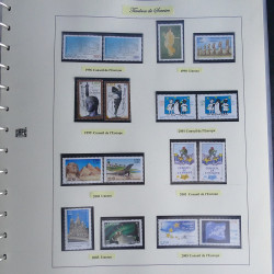 Vrac philatélique de timbres du monde neufs et oblitérés en un carton.