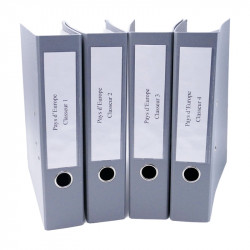 Lot massif de timbres d'Europe neufs et oblitérés en 4 albums.