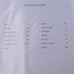 Lot massif de timbres d'Europe neufs et oblitérés en 4 albums.