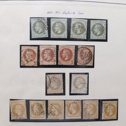 Collection timbres de France 1853-1977 neufs et oblitérés en album Yvert.